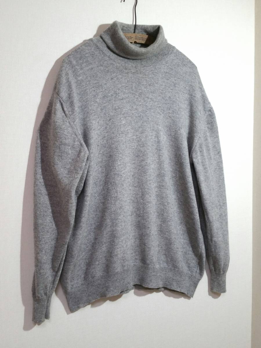 イタリア製 ミックスグレーのカシミア100%！パパス別注品 OSVALDO 