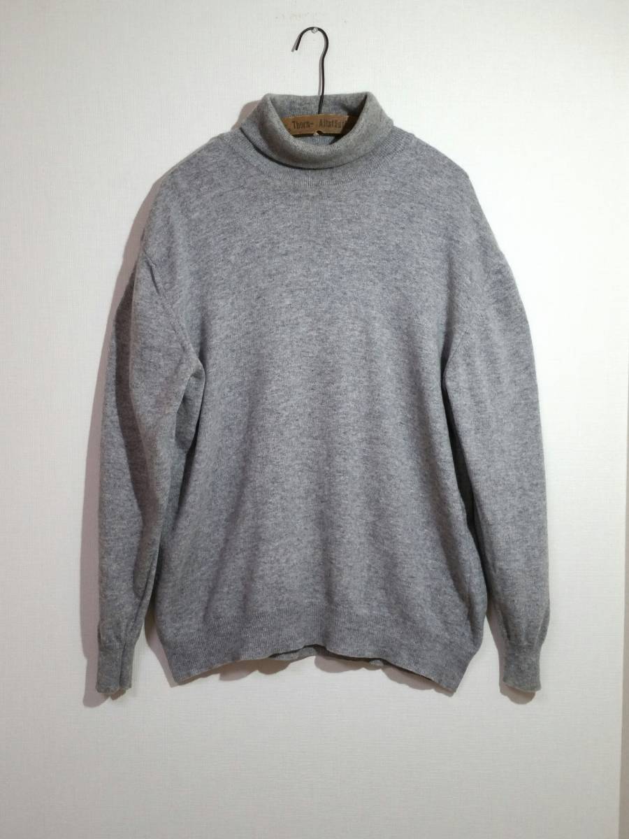 イタリア製 ミックスグレーのカシミア100%！パパス別注品 OSVALDO 
