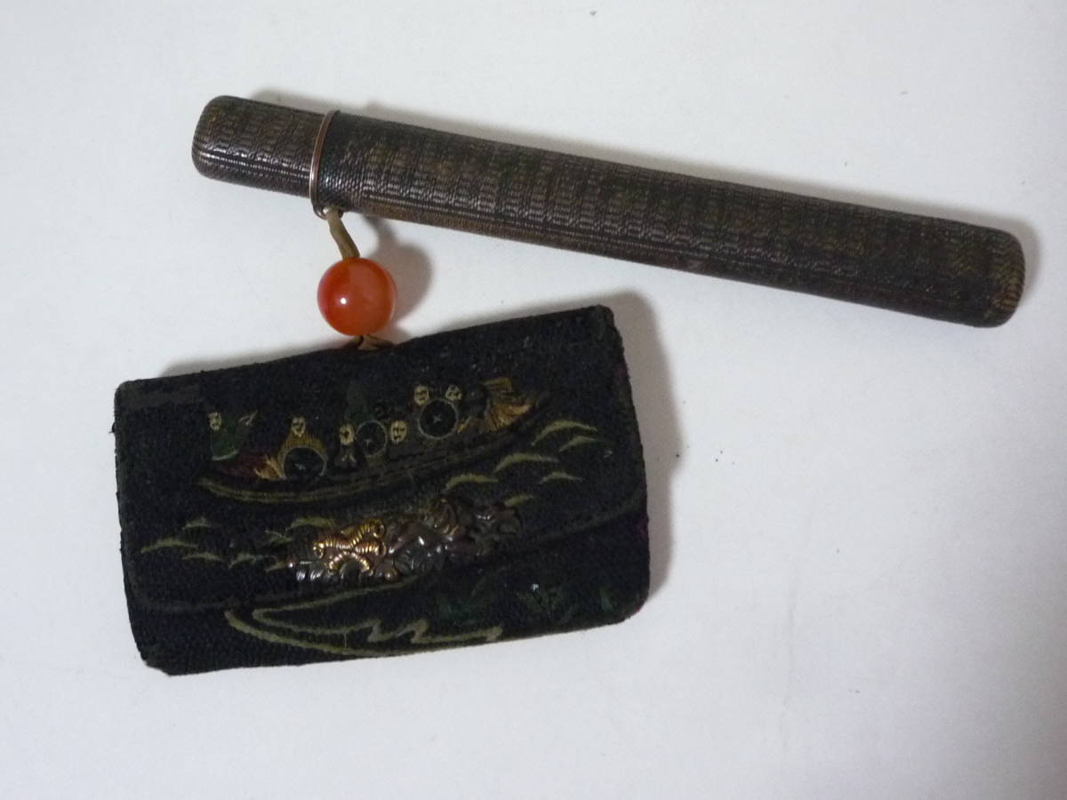 煙管 煙草入れ 喫煙具 キセル アンティーク 時代物 時代提げ物 骨董
