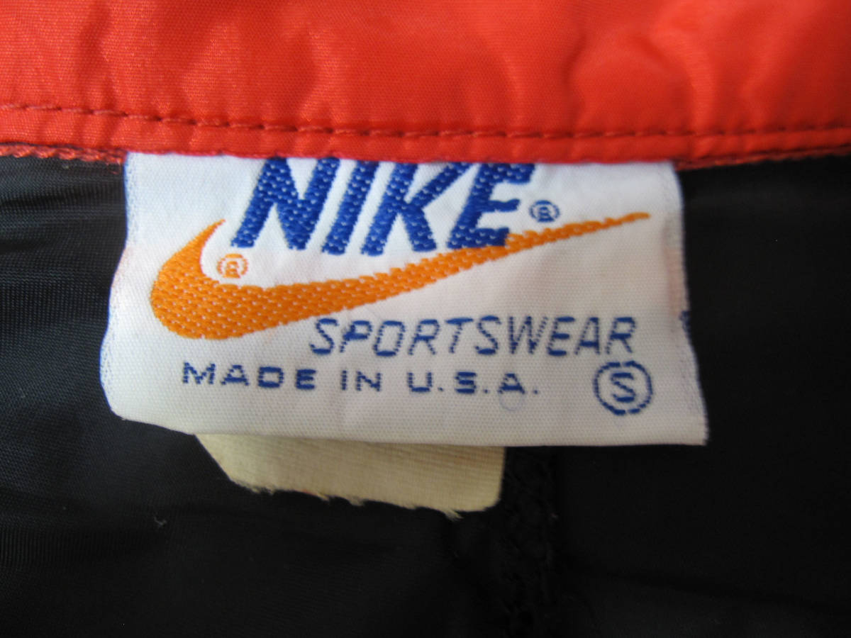 希少・70s Vintage オレンジタグ NIKE ナイキ ナイロンJKT sizeS 