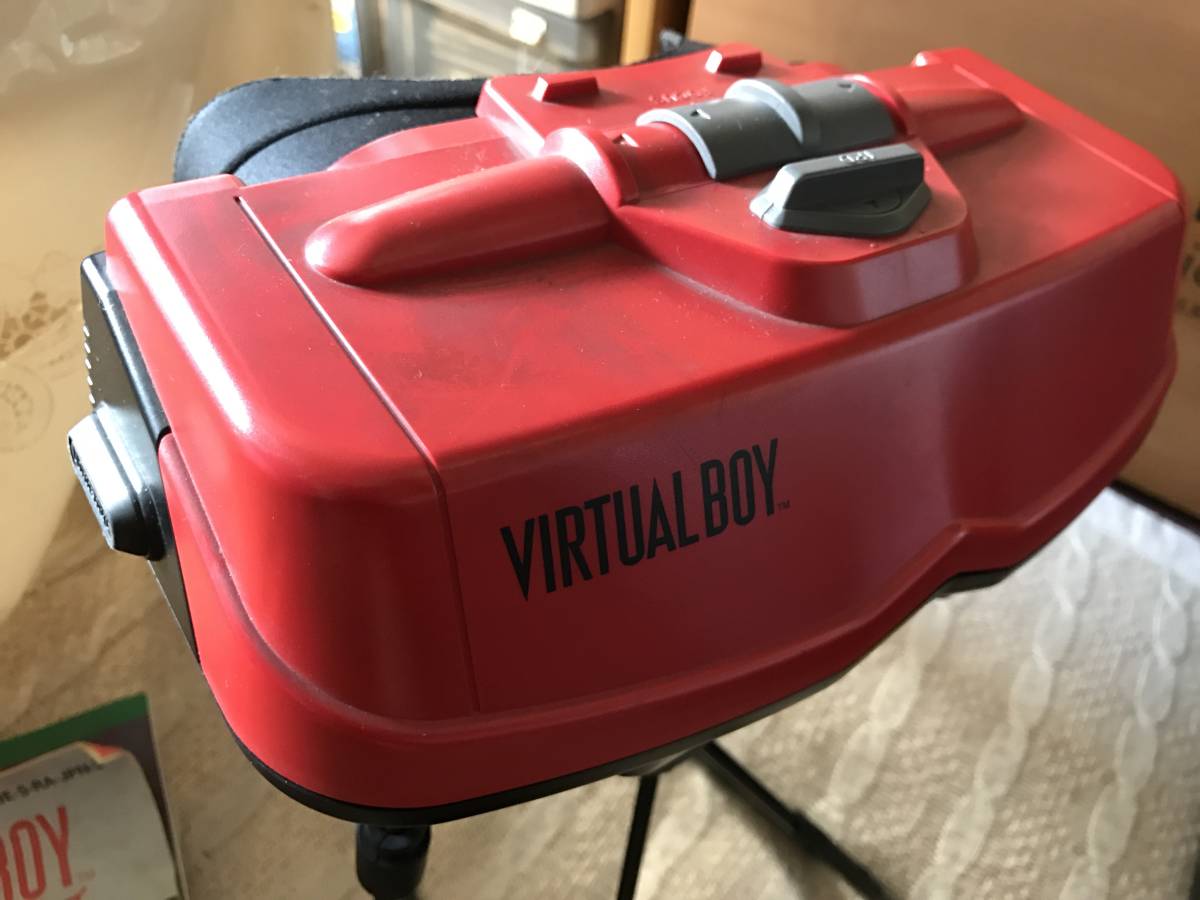 ☆任天堂バーチャルボーイ中古品 ソフト三枚付 バーチャルボーイ
