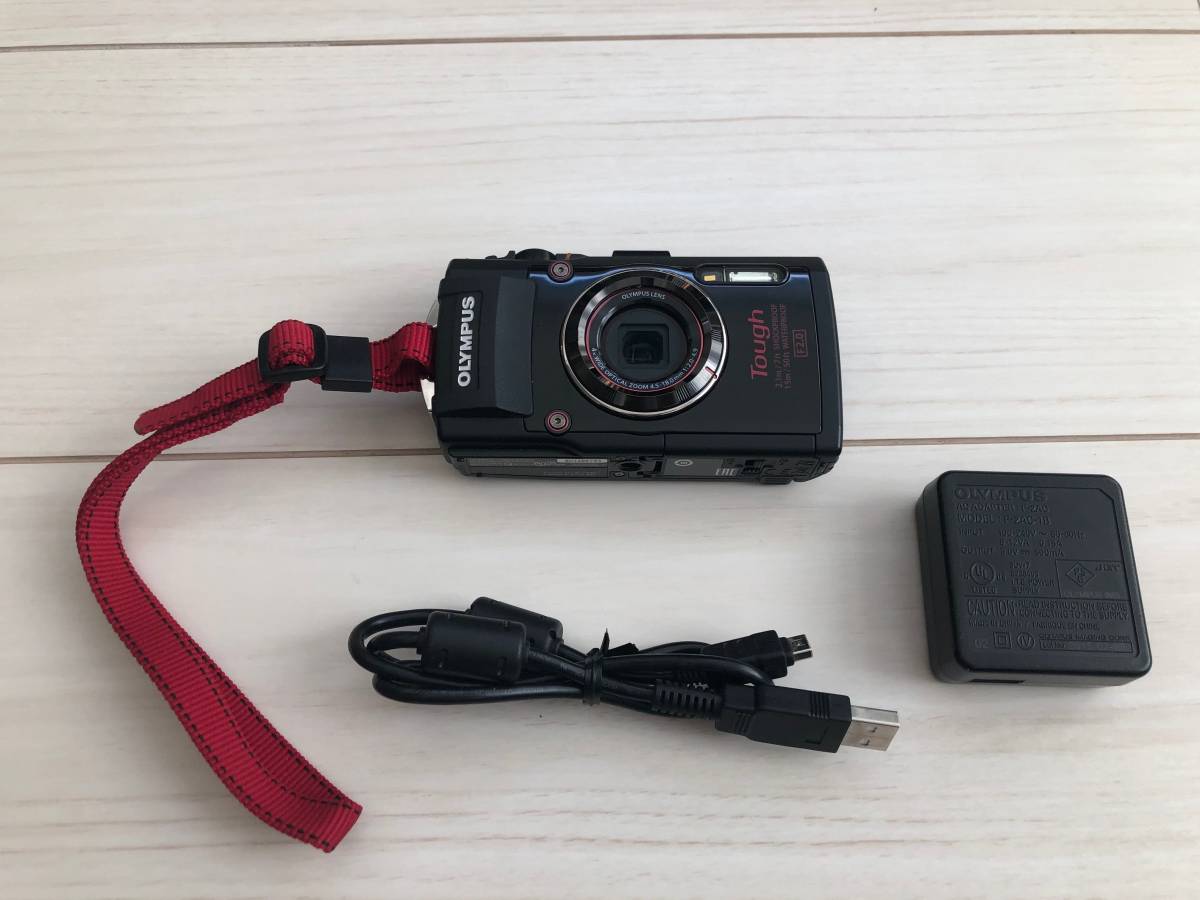 Tough TG-4 STYLUS OLYMPUS デジタルカメラ ブラック TG-Tracker 