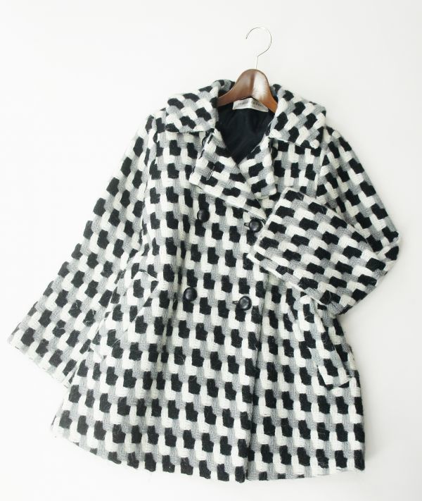 送料無料，新作 B0413日本製 ユナイテッドバンブー ニットウール ピーコート /レディース/オーバーコート/Pコート(ユナイテッドバンブー)｜売買されたオークション情報、yahooの商品情報をアーカイブ公開 - ユナイテッドバンブー