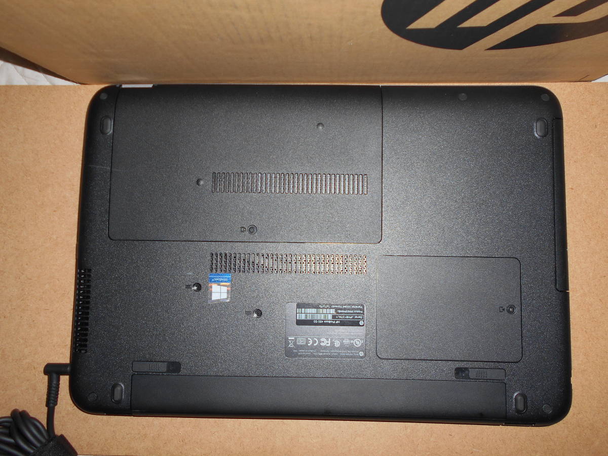爆速超美良品，HP450G3，i5 6200U，FullHD，W10，M8.0GB，新品(SSD240GB+HDD1TB)=1.24TB(内蔵），office2013Pro+，指紋認証，Webカメラ，無線ラン