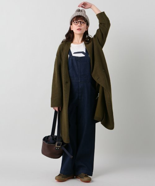 ジャーナルスタンダード*定17，280*ロングコーディガン*アイボリー（ロングカーディガンニットコート