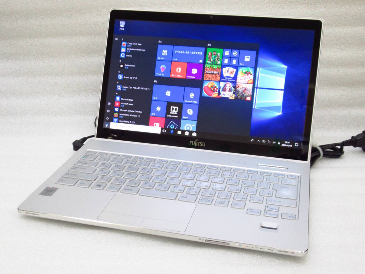 LIFEBOOK FMVS90MW　SH90M FUJITSU 富士通 LIFEBOOK SH90⁄M FMVS90MW windows10 home Corei5