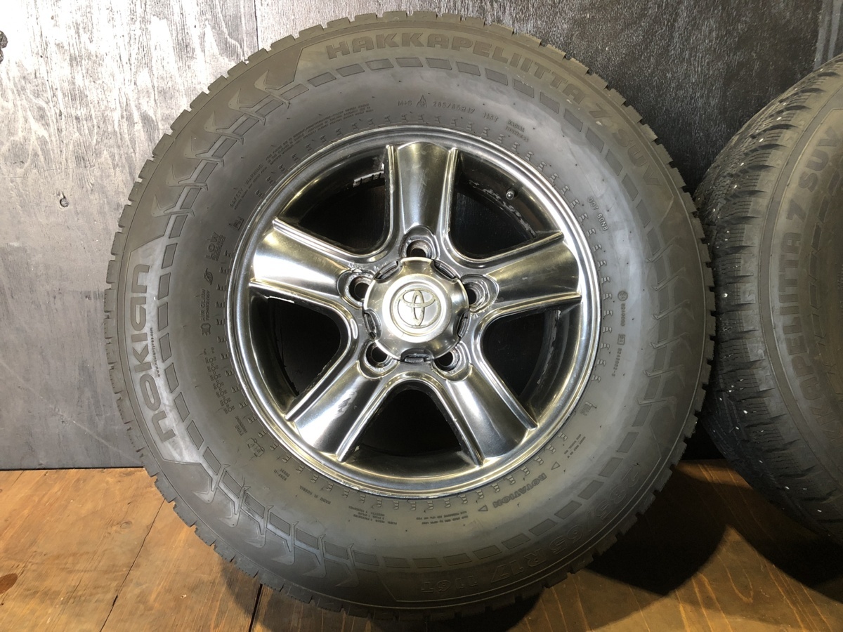 値下げ！8分山！バリ溝！ランクル 100系 200系 シグナス 社外 17inch 8.0J