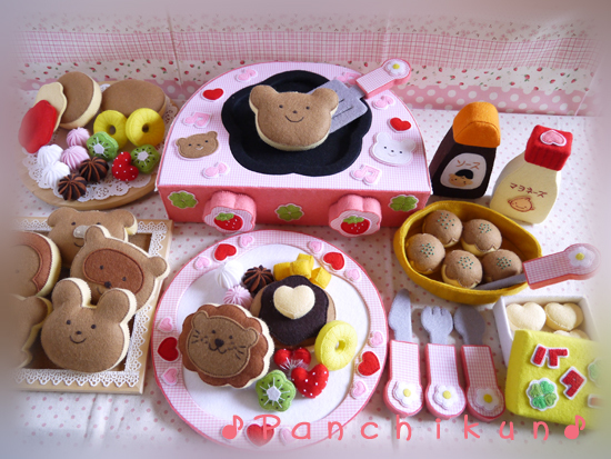 パンチくんの型紙屋さん♪ホットプレート＆たこ焼きセット♪