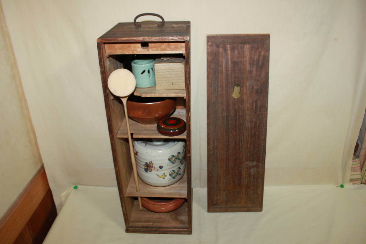 本物保証，最新作 茶道具旅箪笥10点揃 茶碗/水指/棗/建水/茶筅茶杓柄杓/香炉蓋置⑩(その他)｜売買されたオークション情報、yahooの商品情報をアーカイブ公開 - オークファン 京焼