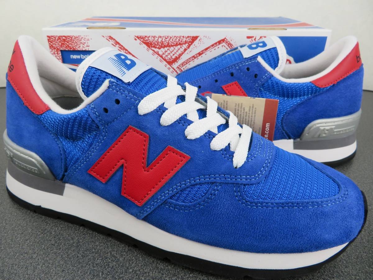 ★新品 2014年限定 ニューバランスアメリカFS購入 USA製 New Balance M990 SB NATIONAL PARKS ロイヤルブルー/レッド Vibram JP26.5cm★