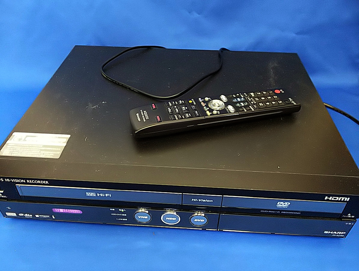 シャープ シャープ DV-ACV52 HDD搭載ビデオ一体型DVDレコーダー シャープ シャープ DV-ACV52 HDD搭載ビデオ一体型DVDレコーダー