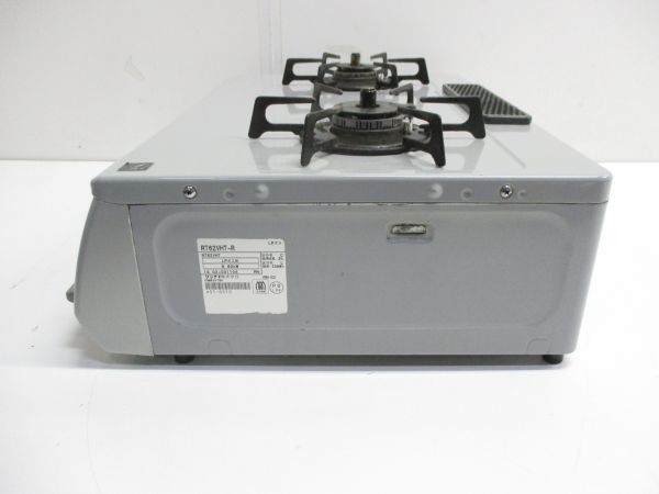 △リンナイ Rinnai RT62VHT-R LPガス用 ガスコンロ/テーブル 14年製 