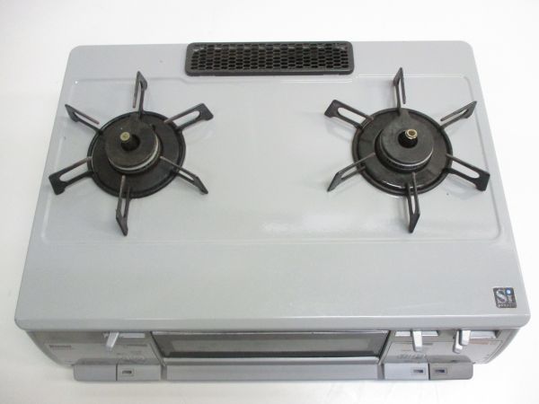 △リンナイ Rinnai RT62VHT-R LPガス用 ガスコンロ/テーブル 14年製 