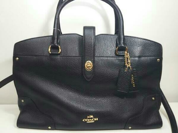 赤字超特価，格安 超 コーチ COACH 37167 マーサーサッチェル 黒 ブラック グレインレザー 2WAYショルダーバッグ 革 レザー ストラップ付(女性用)｜売買されたオークション情報、yahooの商品情報をアーカイブ公開 - かばん、バッグ