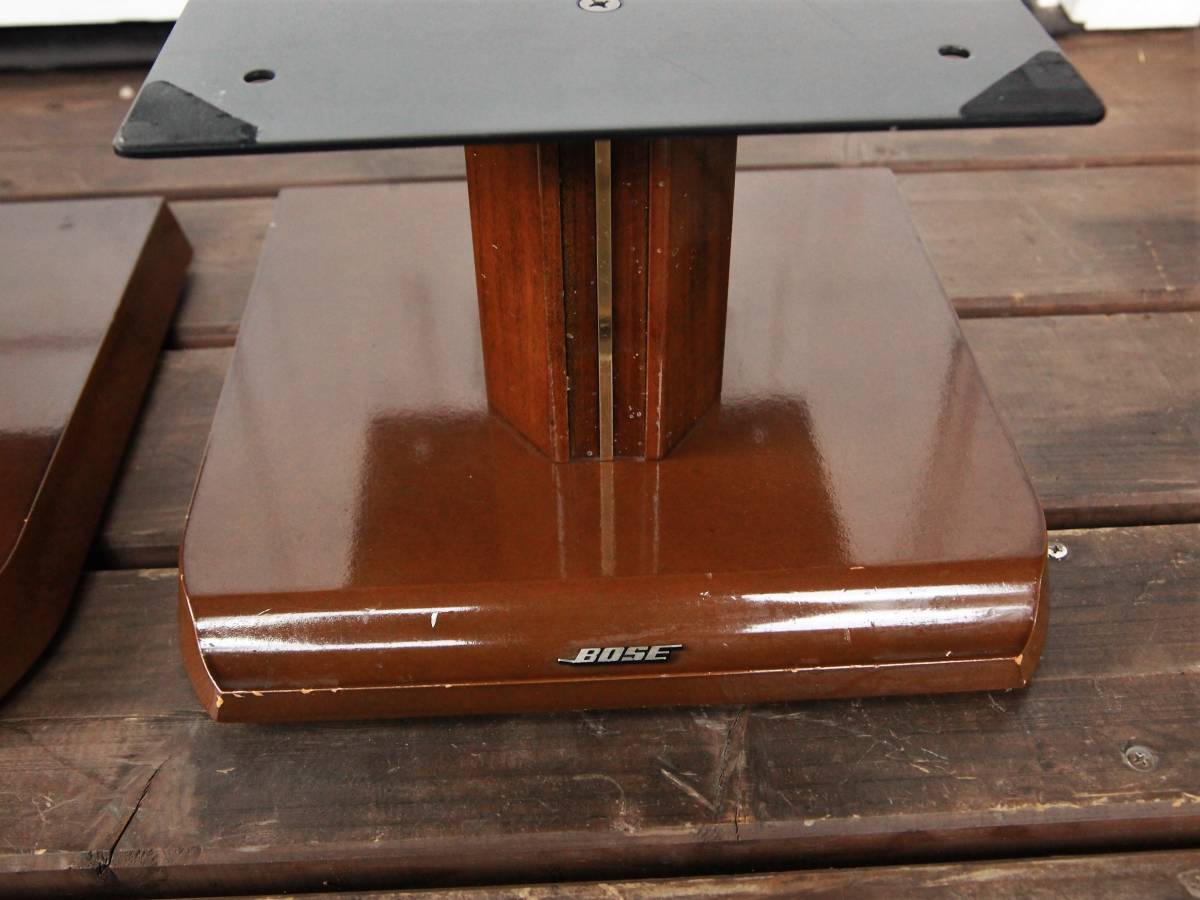 オーディオ機器 BOSE ポーズ スピーカースタンド 木製
