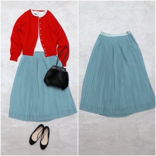 品質保証，豊富な 1.5万 BEAUTY&YOUTH ｜アローズ きれいな淡色 プリーツミドル丈スカート(スカート)｜売買されたオークション情報、yahooの商品情報をアーカイブ公開 - オークファン 女性用