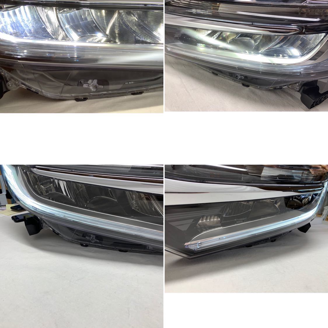 シャトル ハイブリッド GP7 純正 左右 ヘッドライト LED STANLEY W2386