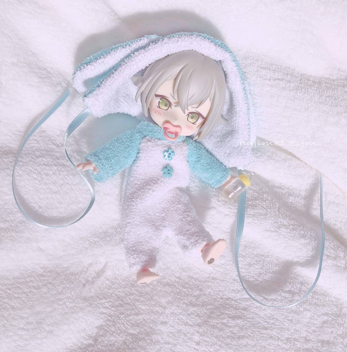 オビツ11 オビツろいど ハンドメイド 服 着ぐるみ ロップイヤー うさぎ
