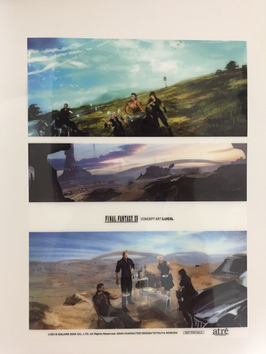 FF15/コンセプト クリアポスター/FINAL FANTASY XV ◇ ルシル