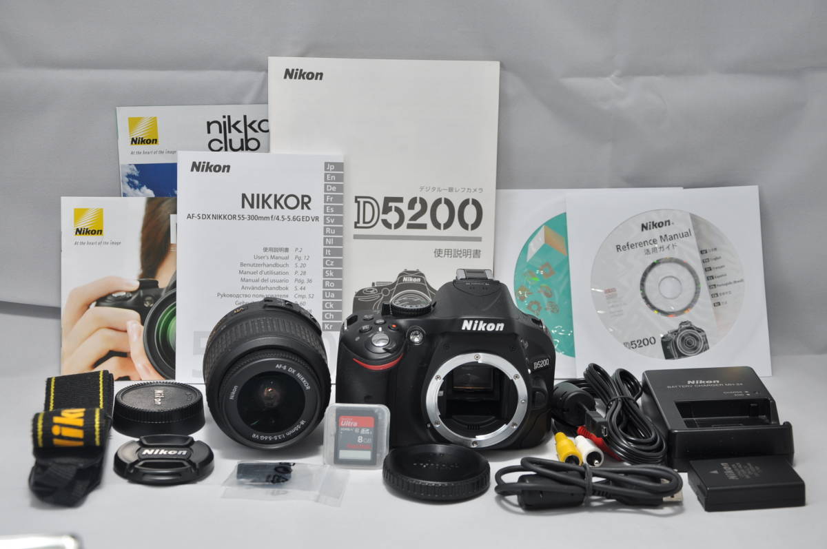 ◇ 安心の6ケ月返品保証 ◇ Nikon ニコン D5200 レンズキット AF-S DX 