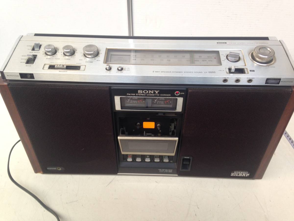 SHARP シャープ 希少 GF-909 ラジカセ ダブルデッキ 動作品 レトロ