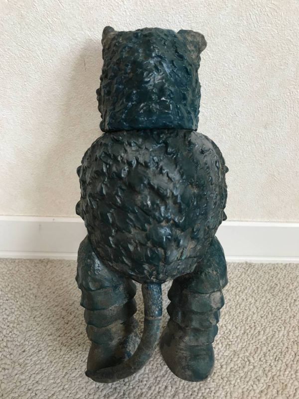 怪獣 23cm マルサンガラモン ソフビ ブルーメタリック 当時物 昭和