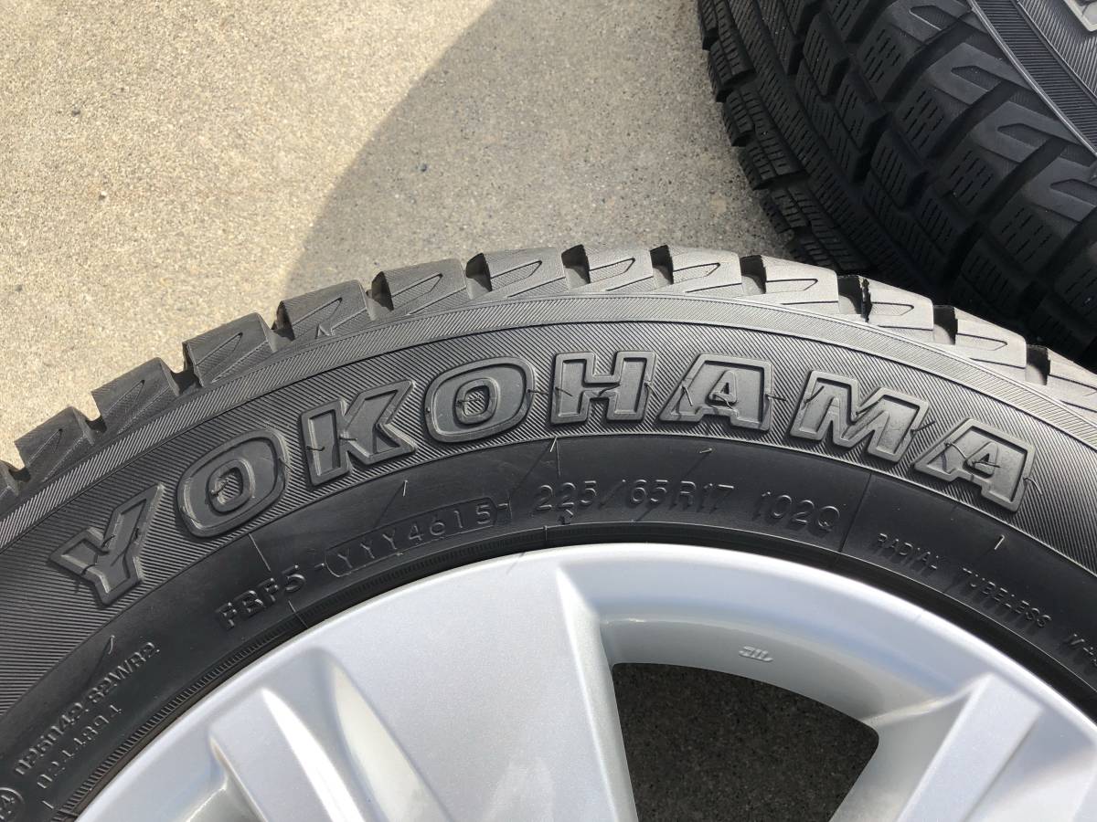 現行型ハリアー純正ホイール 国産スタッドレスタイヤセット 4本 60 