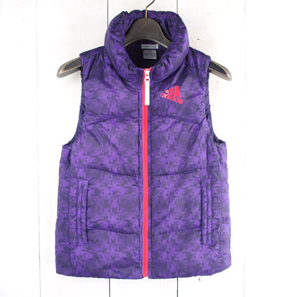 ○アディダス*adidas*ジップアップダウンベスト(M)パープル adidas アディダス メンズ アルティメット365 ベスト ベタースカーレット