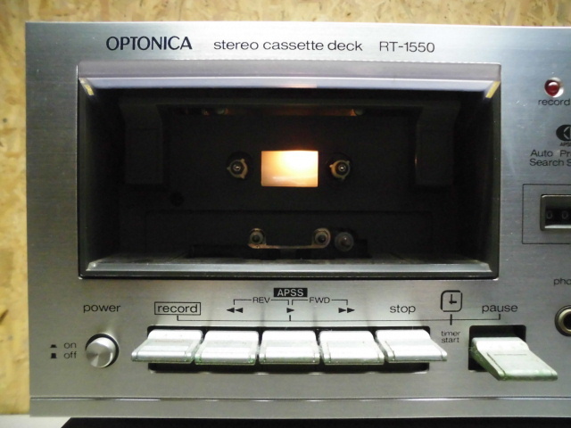 OPTONICA ステレオカセットデッキ RT-1550 チューナー ST-1510 アンプ