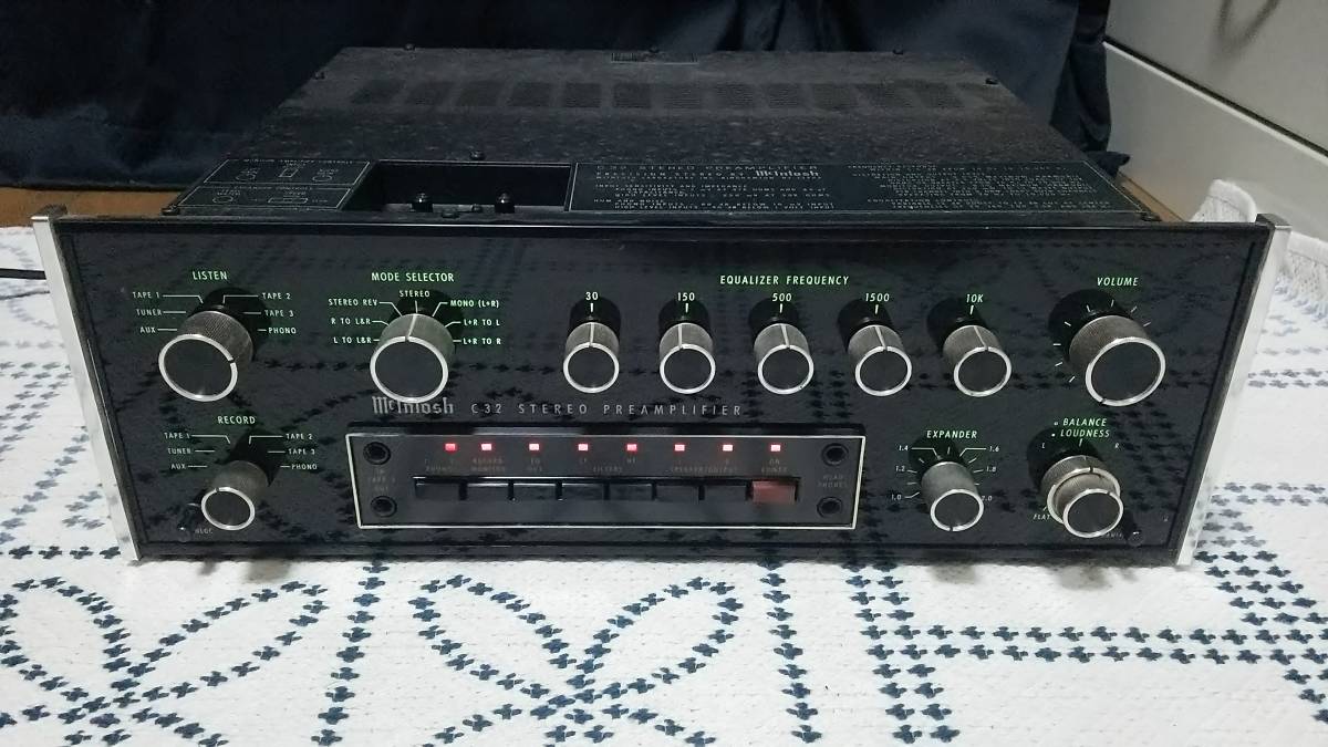 大得価，爆買い McIntosh C32 プリアンプ 難あり 並行輸入品 日本語取説付き(マッキントッシュ)｜売買されたオークション情報、yahooの商品情報をアーカイブ公開 - オークファン マッキントッシュ