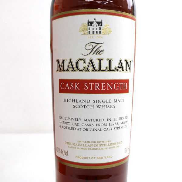 ★古酒 MACALLAN（マッカラン）カスクストレングス 750ml T8J2681 マッカラン カスクストレングス MACALLAN 750ml&frasl;58.2% サントリー レッドラベル57.8