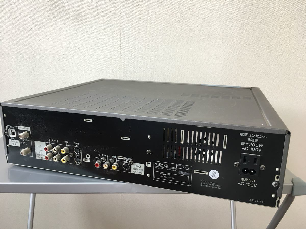 SONYカセットレコーダーWV-H6_4