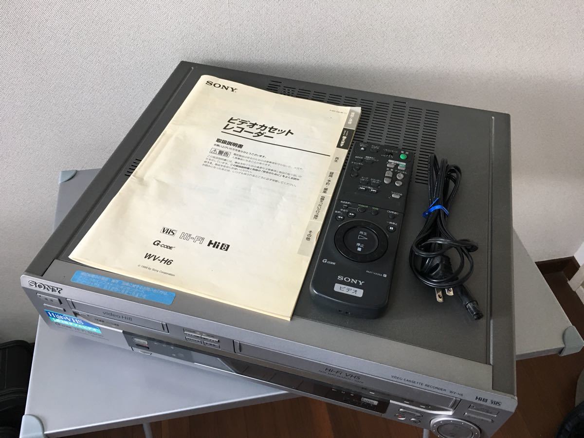 SONYカセットレコーダーWV-H6_5