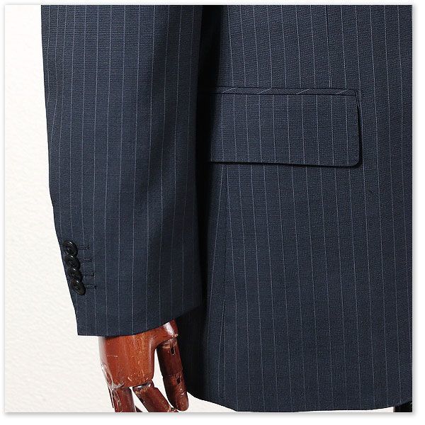 ピエールカルダン(スーツ)ネイビー クリーニング済み　超美品 新品】pierre cardin PARIS ピエールカルダン【AB4】上質 ピンドット