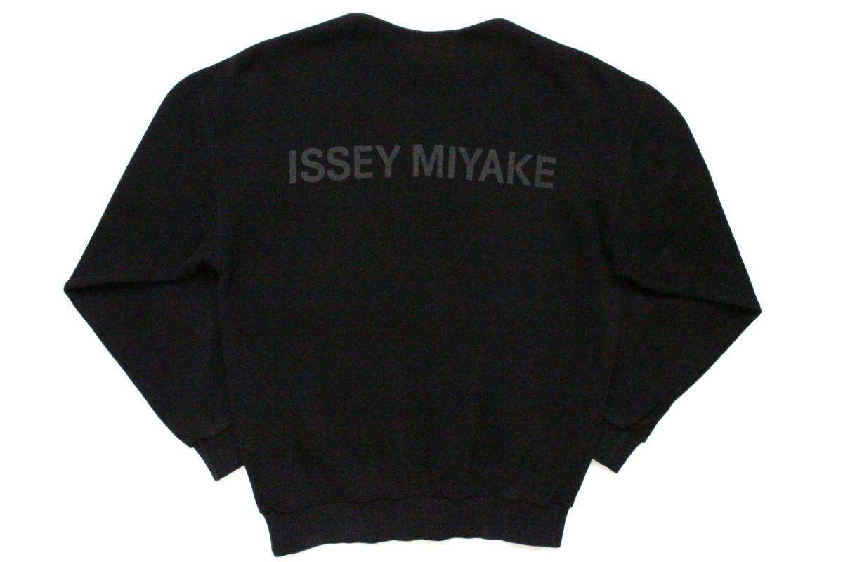ISSEY MIYAKE イッセイミヤケ ロゴプリント プルオーバー スウェット 