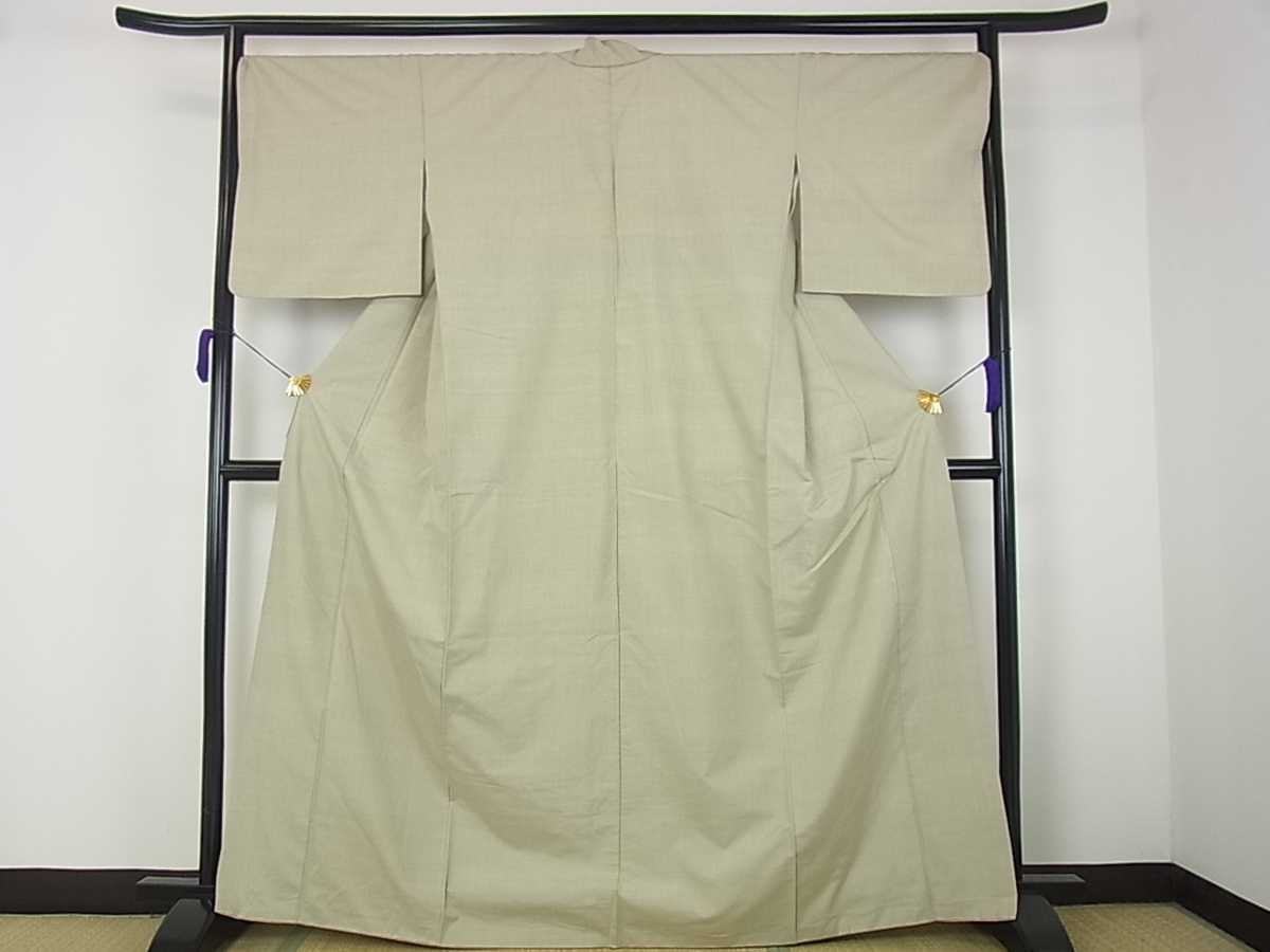 大得価，低価 ヤフオク ベストストア受賞店 平和屋着物 極上 結城紬 色無地 灰汁色 逸品m562(結城紬)｜売買されたオークション情報、yahooの商品情報をアーカイブ公開 - オークファン 結城紬