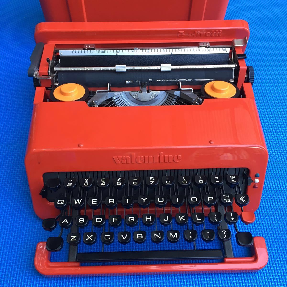 タイプライター オリベッティ バレンタイン、1970s スペイン製 動作品