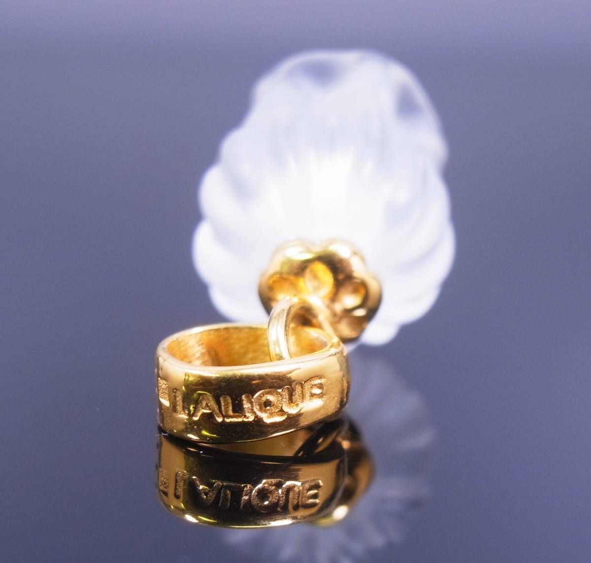 LALIQUE｜ラリック ネックレス｜スズラン 鈴蘭 フラワー マット