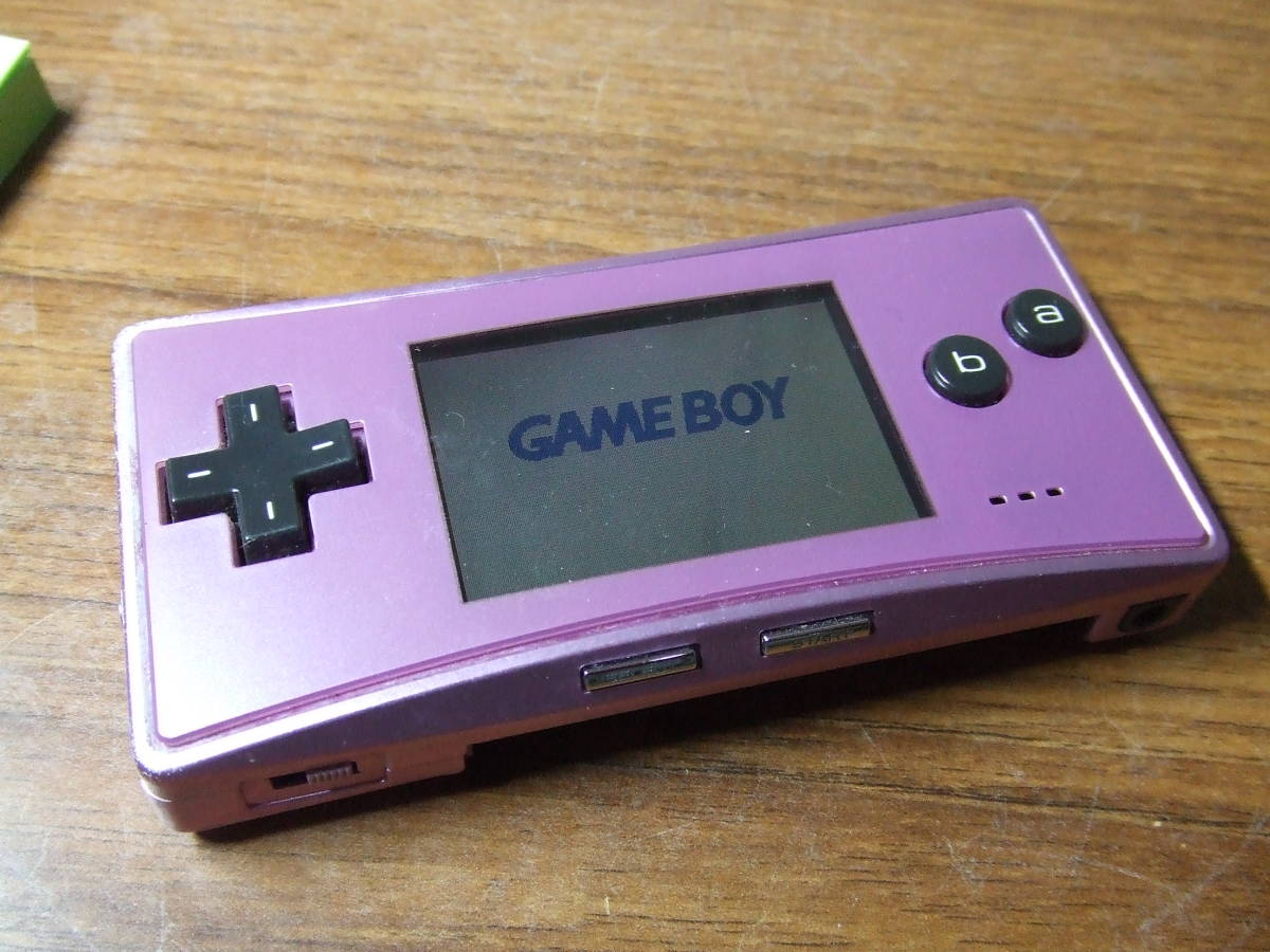 F571 任天堂 ゲームボーイミクロ OXY-001 micro 中古 本体のみ 難あり 
