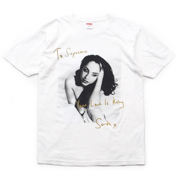 Supreme - Sade Tee シュプリーム - シャーデー Tee 白 L sade Supreme 