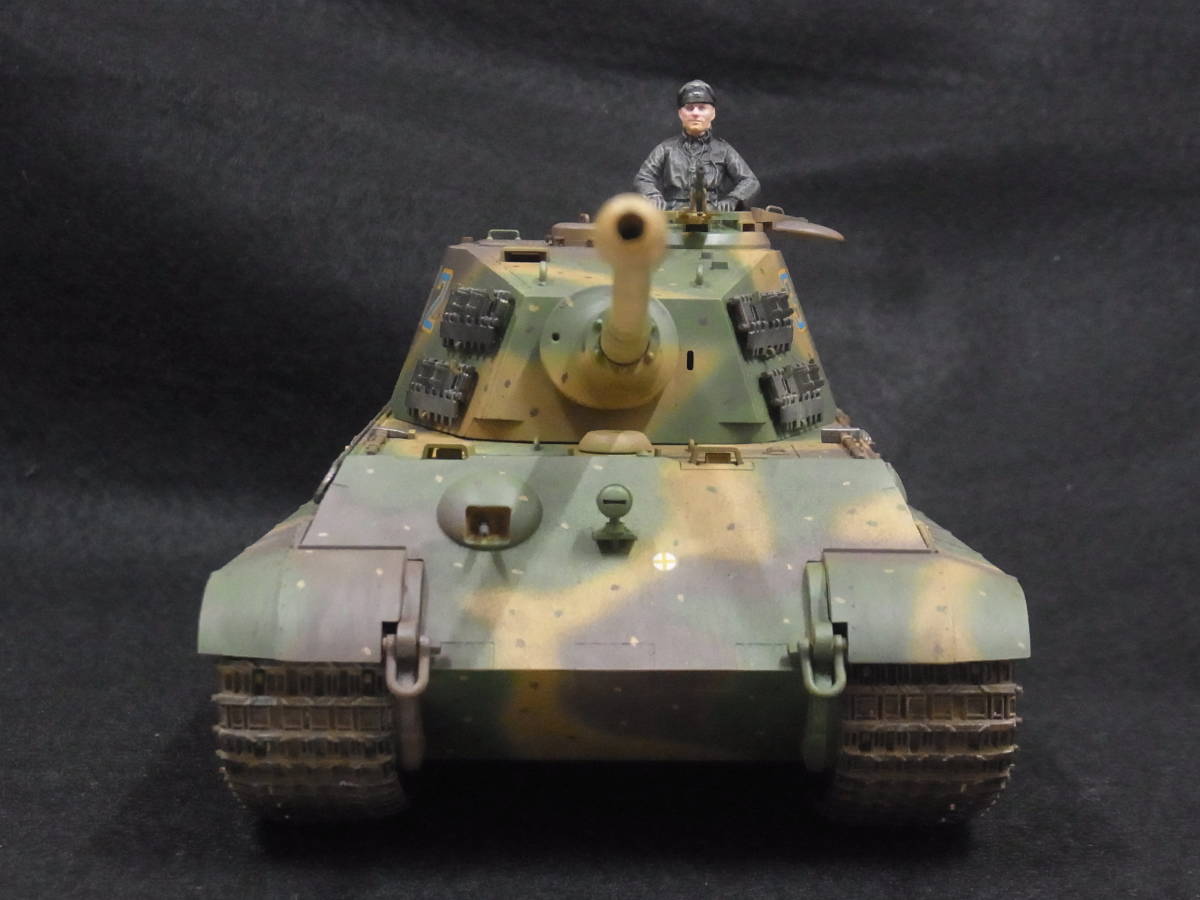 タミヤ1/35 ドイツ重戦車キングタイガー ヘンシェル砲塔（完成品 