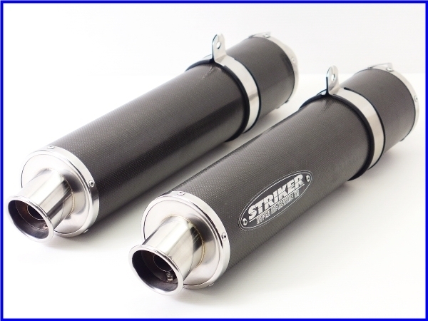 R◇良品♪STRIKER カーボンサイレンサー♪60.5Φ♪CB1300SF/XJR1300