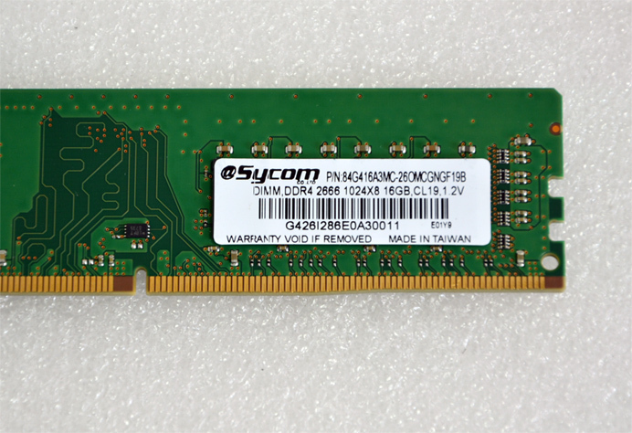 16GB DDR4 Memory 0 Sycom ECC Crucial PC4-21300 SO-DIMM サイコム 