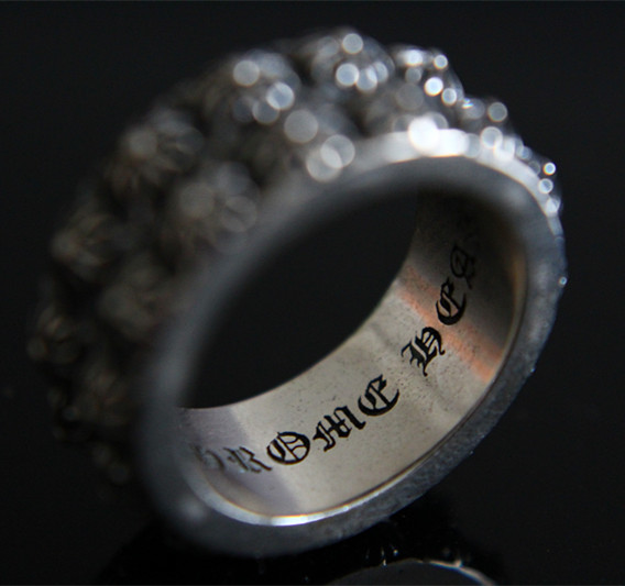 で022　クロムハーツChrome Hearts　ピートパンクデュオリング