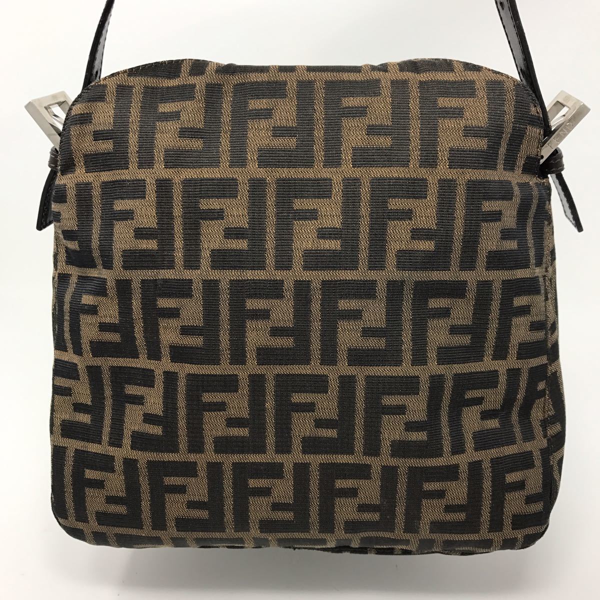 【美品】 FENDI フェンディ ズッカ柄 マンマバケット トートバッグ FENDI フェンディ ズッカ 柄 マンマ バケット レザー ショルダー