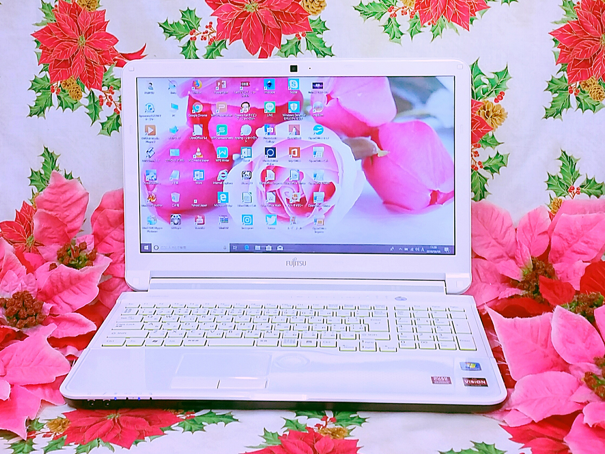 FUJITSU FMVA42JR LIFEBOOK AH42/J Pentium B980 2.40GHz 4GB□現状品