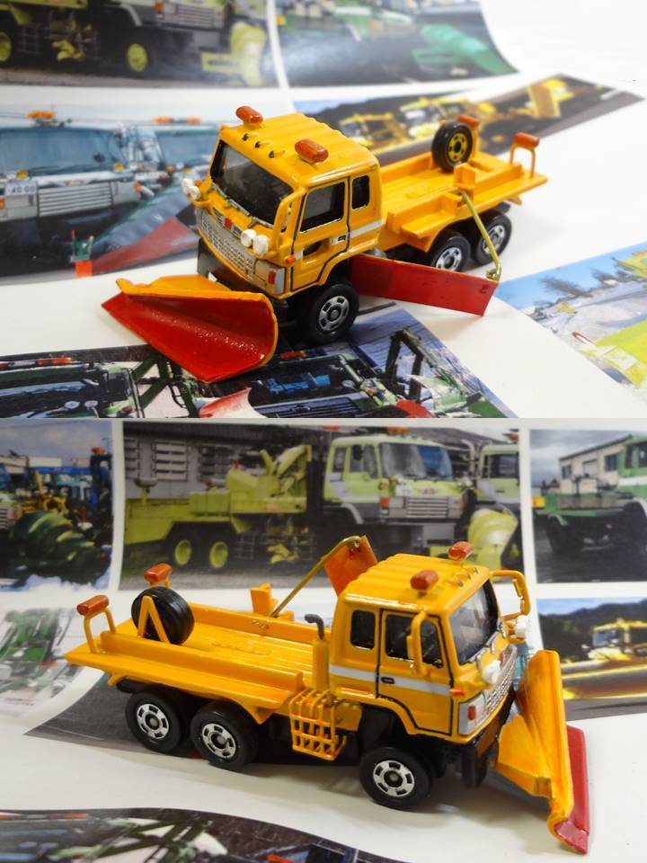 【安い，格安】 改ミニカー 余りパーツ寄せ集め &rarr; 日野FU６&times;６除雪トラック(建設車両、作業車)｜売買されたオークション情報、yahooの商品情報をアーカイブ公開 - オークファン 建設車両、作業車