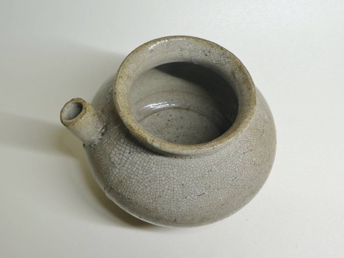 李朝白磁片口小壺～酒器（後期） 李朝 【公式通販】