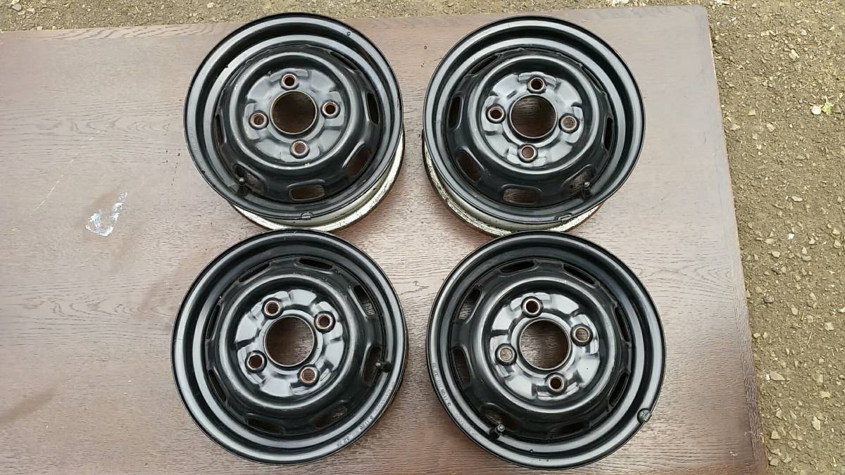PCD110 ダイハツ純正13x4.00B+40 スチールホイール センター 希少！深 