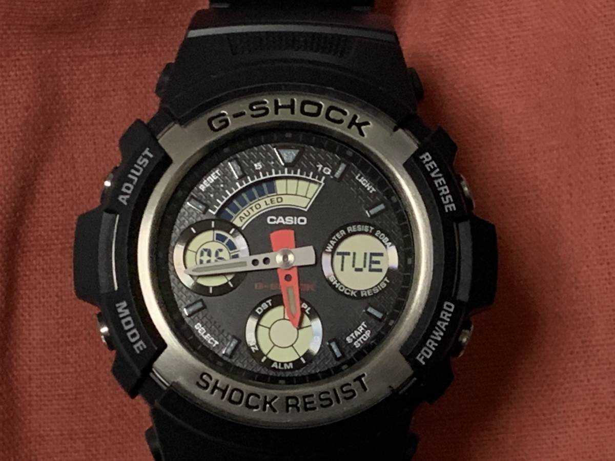 最新作 CASIO G-SHOCK STANDARD アナログデジタル AW-590-1AJF メンズ(G-SHOCK)｜売買されたオークション情報、yahooの商品情報をアーカイブ公開 - オークファン G-SHOCK